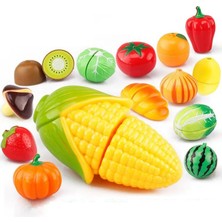 Pengfu Shop Büyük Pizza Stili Oyna Pretend Oyuncaklar Eğitici Pişirme Simülasyon Minyatür Gıda Modeli Meyve ve Sebzeler Çocuklar Mutfak Oyuncaklar Çocuklar Kızlar Için (Yurt Dışından)