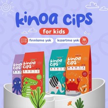 Slimplus 2 Paket 20G Sade Vegan Yağsız Kinoa Cipsi for Kids Glutensiz Çocuklara Özel Ambalaj Neşeli Yengeç