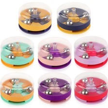 Pengfu Shop 1 Adet Rastgele Stil 2022NEW Fidget Metal Mermer Boncuk Topu Yörünge Rubik'in Oyuncak Basın ve Döndür Stres Rahatlatmak Dekompresyon Oyuncak Антистресс (Yurt Dışından)