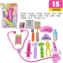 Pengfu Shop No.3 Tarzı Küçük Çocuk Bulmaca Oyun Evi Stetoskop Doktor Oyuncak Opp Torba Çevre Plastik Simülasyon Aracı (Yurt Dışından)