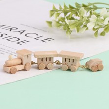 Pengfu Shop Yaklaşık. 9 cm Tarzı 1 Adet Mini Ahşap Tren Simülasyon Modeli Oyuncak Dollhouse Minyatür Aksesuarları Bebek Evi Dekorasyonu Için Eğitici Oyuncaklar (Yurt Dışından)