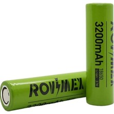 Rovimex 18650 Şarj Edilebilir Pil (3200 Mah-1c) - 10 Adet