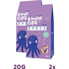 Slimplus 2 Paket 20g Sade Vegan Yağsız Kinoa Cipsi For Kids Glutensiz Çocuklara Özel Ambalaj Bebek Ahtapot