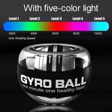 Chaoduo Shop 5colors Işık Stili ile Taşınabilir LED Jiroskopik Powerball Kendiliğinden Başlayan Bilek Topu El Kol Önkol Egzersiz Aleti Kas Relax Fitness Ekipmanları (Yurt Dışından)