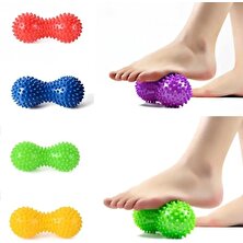 Chaoduo Shop Yeşil Stil Peanut Shape Massage Yoga Sport Fitness Ball With Thorns Durable Pvc Stress Relief Body Hand Foot Spiky Massager Trigger Point (Yurt Dışından)