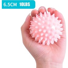Chaoduo Shop 10LB Pembe Tarzı Tpr 7cm Çapı Boş Yumuşak Başak Topu El Gücü Kurtarma Egzersiz Masaj Topu Yoga Fitneky Masaj Tetik Noktası (Yurt Dışından)