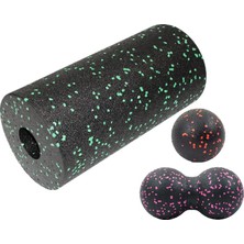 Chaoduo Shop 3 Adet Set B Tarzı Epp Peanut Massage Ball Yoga Roller Set Body Fascia Relaxation Yoga Exercise Relieve Pain Muscle Relieve Indoor Home Fitness (Yurt Dışından)