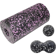 Chaoduo Shop 3 Adet Set B Tarzı Epp Peanut Massage Ball Yoga Roller Set Body Fascia Relaxation Yoga Exercise Relieve Pain Muscle Relieve Indoor Home Fitness (Yurt Dışından)