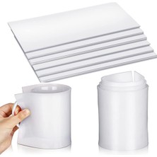 Chihiro586 - 9278 Süblimasyon Tumbler Wrap Cricut Kupa Basın Aksesuarları ile Uyumlu Tumbler Boşlukları Kupa Basın Parçaları Gri Beyaz (Yurt Dışından)