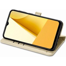 Yh Market Vivo Y16 Karikatür Hayvanlar Çevirin Darbeye Deri Telefon Kılıfı (Yurt Dışından)
