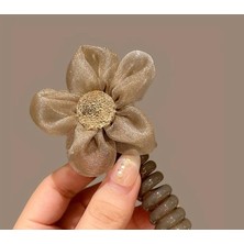 Uras Desing Yeni Kore Model Yaylı Burgu 2 Adet Saç Tokası