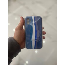 Eaksesuarnet iPhone 11 Uyumlu Rainbow Renkli Şeritli Lansman Silikon Darbe Emici Telefon Kılıfı