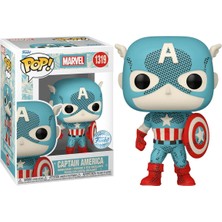Funko Pop Marvel Retro Reimagined - Captain America Special Edition NO:1319 Bobble-Head