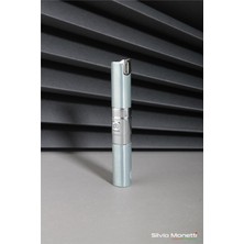 Silvio Monetti Gümüş Taşlı Ince Tasarım Gazlı Çakmak 24CSM837MR03