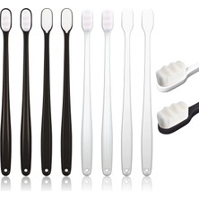 Mingming Shop Kutu Stili ile 1siyah Ultra Yumuşak Nanotoothbrush Yumuşak Kıllı Yetişkin Diş Fırçası Hassas Dişler Için Diş Ipi Kılı Ağız Sakızını Beyazlatmak (Yurt Dışından)
