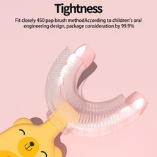 Mingming Shop Rds Stili Bebek Toothbruldre Derece U-Şekilli Çocuk Diş Fırçası Dişlikleri Yumuşak Silikon Bebek Fırçası Çocuklar Dişleri Ağız Bakımı Temizleme (Yurt Dışından)