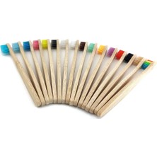 Mingming Shop 1200-A-1 Stili Doğal Biyobozunur Bambu Diş Fırçası Çevre Dostu Bambu Diş Fırçası Naylon Kıllar Beyazlatma Ağız Bakımı Aracı (Yurt Dışından)