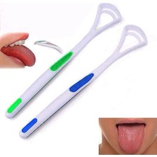 Mingming Shop Fildişi Tarzı 2 Adet Dil Kazıyıcı Ağız Diş Bakımı Dil Temizleyici Yetişkinler Çocuklar Için Dil Temizleyici Kazıyıcı Diş Ağız Hijyeni (Yurt Dışından)