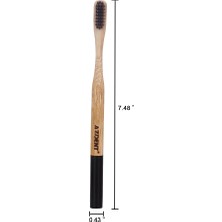Mingming Shop Yeşil Stil Sıcak Bambu Diş Fırçası Çift Ultra Yumuşak Ahşap Saplı Bambu Diş Fırçaları Yetişkinler Için Ağız Bakımı Yumuşak Kıl Kafa (Yurt Dışından)