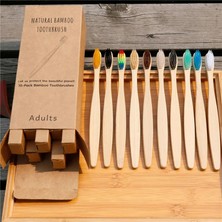Mingming Shop Pembe Tarzı Ack Diş Fırçası Çevre Dostu Bambu Saplı Yumuşak Kıllar Biyolojik Olarak Parçalanabilir Çevresel Olarak Taşınabilir Seyahat Diş Fırçası Seti (Yurt Dışından)