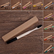 Mingming Shop Beyaz Stil Yetişkin Bambu Diş Fırçaları Yumuşak Kıllar Çevre Dostu Cepillo Dientes Bambu Ağız Bakımı Yuvarlak Diş Fırçası Clareador De Dente (Yurt Dışından)