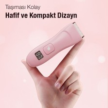 Ezere Saç Sakal Vücut Tıraş Makinesi Su Geçirmez Dijital Göstergeli