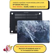 McStorey Macbook Pro Kılıf 13 inç Mermer09NL (Eski HDMI'lı Model 2012-2015) A1425 A1502 ile Uyumlu