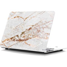 McStorey Macbook Air M1 Kılıf 13inç A1932 A2179 A2337 ile Uyumlu Marble10NL