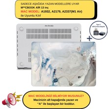 McStorey Macbook Air M1 Kılıf 13inç A1932 A2179 A2337 ile Uyumlu Marble10NL