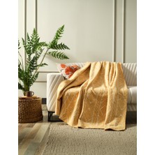 Doqu Home Lena Tek Kişilik Battaniye 150X200CM - Sarı