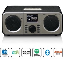 Lenco DIR-141BK Internet Radyo Dab+ Bluetooth Kumanda Spotify Connect Siyah