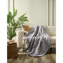 Doqu Home Lena Tek Kişilik Battaniye 150X200CM - Antrasit