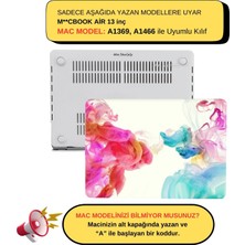 McStorey Macbook Air Kılıf 13 inç Paint01NL (Eski USB'li Model 2010-2017) A1369 A1466 ile Uyumlu