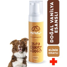 Metapet Vanilya Kokulu Doğal Köpek Kuru Şampuanı, Organik Ve Koku Giderici Içerik, Yavrulara Uygun, 200 ML