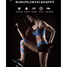 Medlon Esm Kinesio Tape Kinesio Ağrı Sporcu Bandı - Sporcu Bandı - Siyah 5m x 5cm