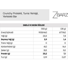 Zbarz Crunchy Protein Bar Yer Fıstık - Turna Yemişi 35G (12 Adet)