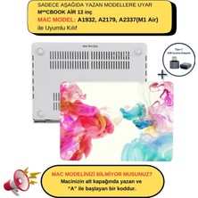 McStorey Macbook Air M1 Kılıf 13inç A1932 A2179 A2337 ile Uyumlu Paint01NL