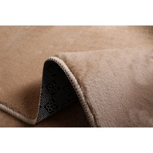 My Evilla Modern Dekoratif Örgü Saçaklı Simirna  Peluş  Halı Yolluk