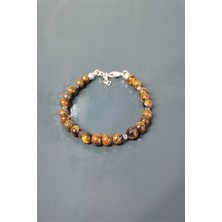 Bade Accessories 6 mm Kaplangözü, Hematit Doğaltaş Bileklik