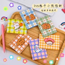 Bifeng Shop 6 Adet C Tarzı Artoo Izgara Ayı Zarf, Dıy Mesaj Not Defteri Doğum Günü Nimet Kartları Kartpostal Küçük Hediye (Yurt Dışından)