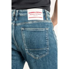 Gabbia Denim 333 Slim Fit Mavi Yıkamalı Rahat Denim Erkek Jeans