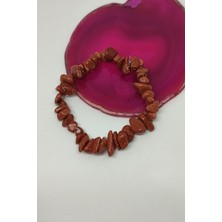 Bade Accessories Kahve Yıldız Kırıktaş Doğaltaş Bileklik
