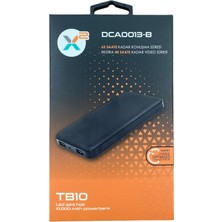Rovimex 10.000 mAh DCA0013-R Siyah Powerbank
