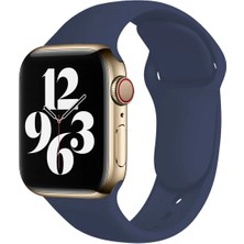 Good Case Apple Watch 9 Uyumlu 41MM Klasik Silikon Kordon 3'lü Set Siyah, Lacivert, Yeşil