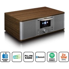 Lenco DIR-270 Internet Radyo Dab Fm Radyo CD Bluetooth Ahşap