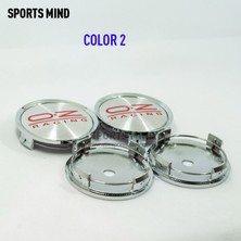 Zhuning Shop 2 Renk 7 Tarzı 4pcslot 75 mm Araba Tekerlek Merkezi Hub Caps Oz Yarış Tekerleği Amblem Logo Araba Styling Aksesuarları (Yurt Dışından)