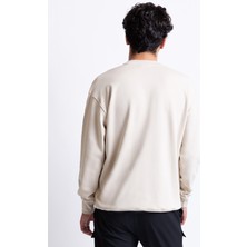 Uniqvibe Regular Organik Pamuklu Sweatshirt