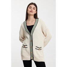 Alexander Gardi Yakası Çizgili Triko HIRKA(A92021-S)