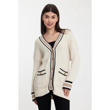 Alexander Gardi Yakası Çizgili Triko HIRKA(A92021-S)