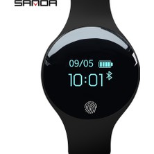 2xudc SDA5113 Sanda SD01 Moda Unisex Telefon Ekran Sağlık Saatler Silikon Kayış Bantları Akıllı Bilek Saati (Yurt Dışından)